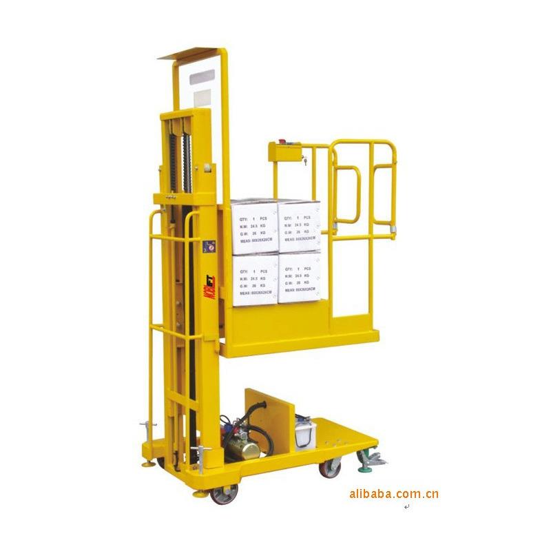 厂家供应高空取货车液压搬运高起升降液压堆高车半电动取货车