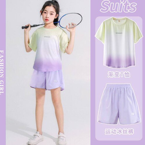儿童运动T恤夏季冰丝服速干衣