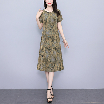 真丝桑蚕丝连衣裙高端大气上档次