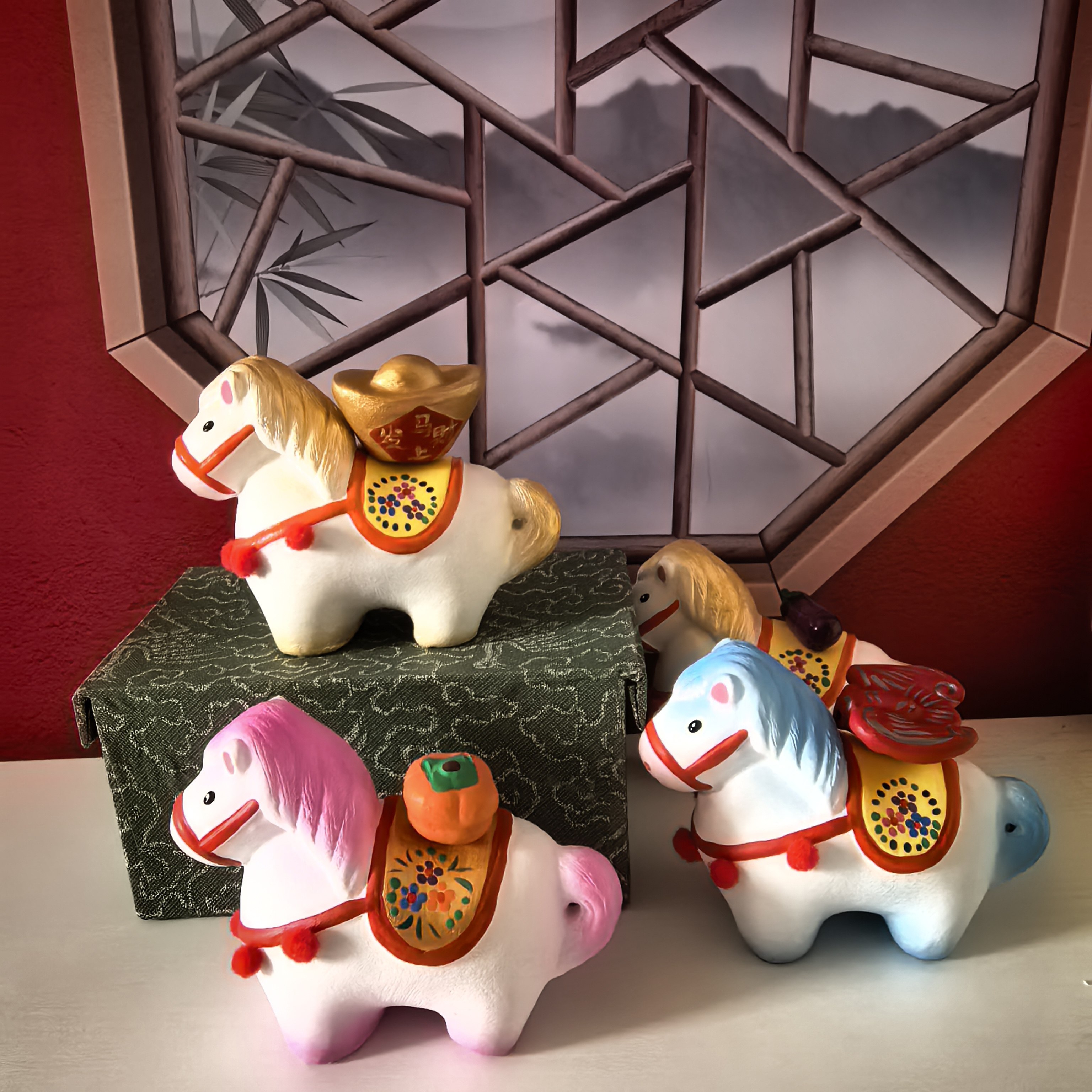 十二生肖泥塑 马年吉祥物可爱桌面摆件 天津泥人张泥人文创伴手礼,特色手工艺,泥人/泥塑/面塑,淘宝优惠券,粉丝福利购,淘宝优惠卷