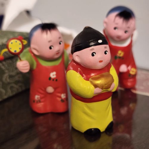 天津泥人张手工艺出国送老外