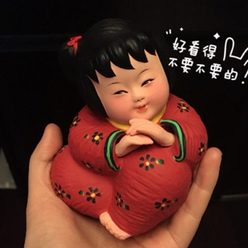 天津泥人张彩塑纯手工玩具