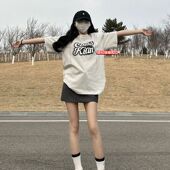 隐形竖拉链方便外出喂奶上衣产后母乳 时尚 纯棉哺乳衣夏季 宽松韩版