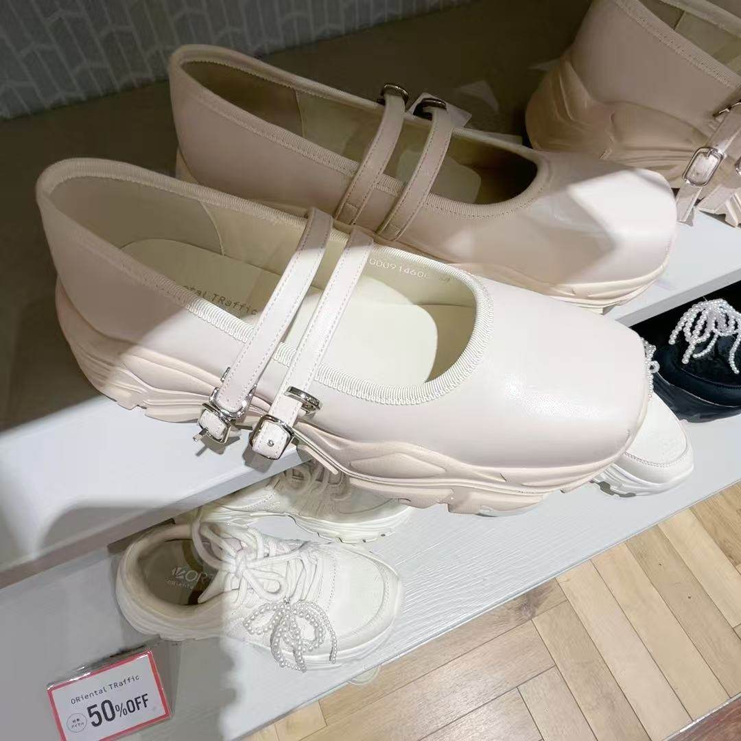 地球家米白双带玛丽珍超轻舒适无盒拼单（接受买不到退款）,女装/女士精品,汉服套装,淘宝优惠券,粉丝福利购,淘宝优惠卷