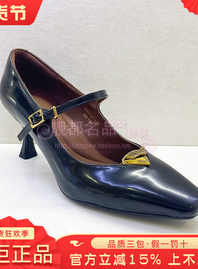 正品KISS CAT/接吻猫女鞋2025春新款细跟方头高跟单鞋KA65118-11