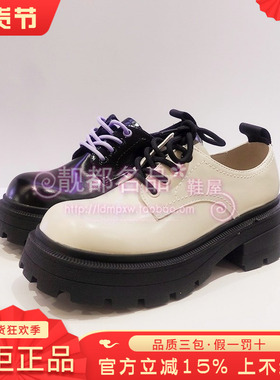 正品Kiss Kitty女鞋促销春新款英伦小皮鞋休闲厚底单鞋SA32166-38