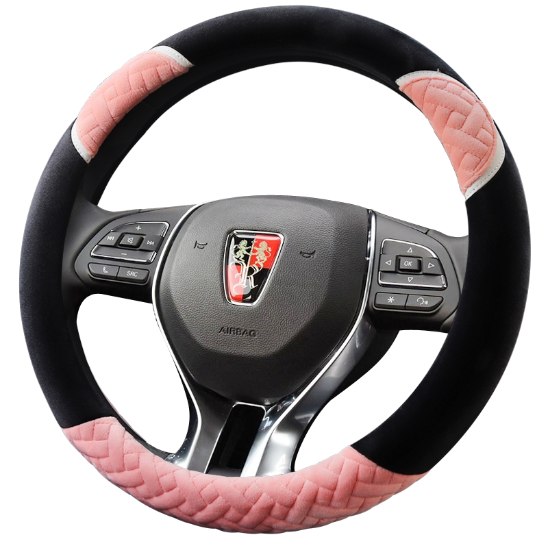 荣威erx5 360 350 550 750 950 i6 rx3rx8w5冬季毛绒方向盘套女款