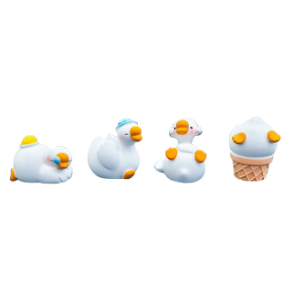 汽车车内饰品摆件小白鹅个性创意中控台装饰品大全女新车漂亮礼物