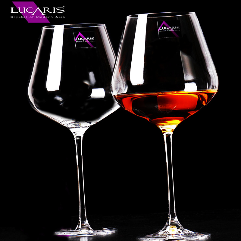 lucaris进口水晶玻璃红酒杯大号勃艮第杯高脚杯葡萄酒杯家用