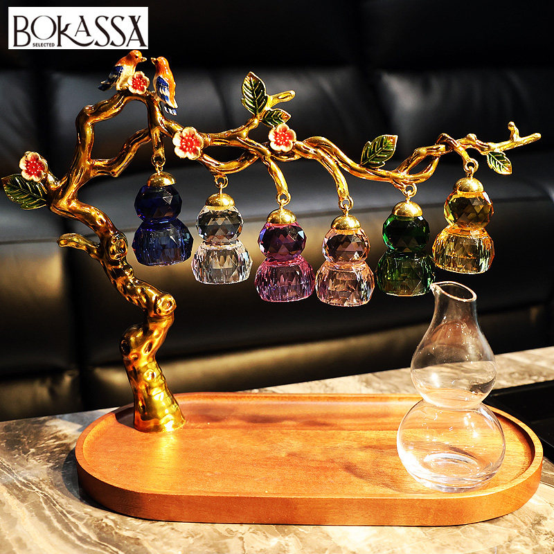 创意个性高档轻奢葫芦彩色水晶玻璃烈酒杯白酒杯套装酒具礼盒套装,餐饮具,白酒杯,淘宝优惠券,粉丝福利购,淘宝优惠卷