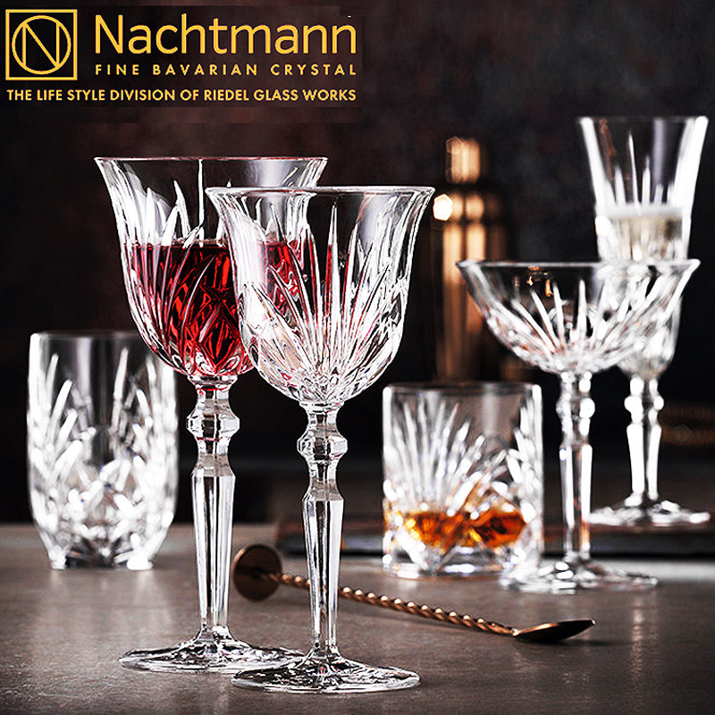 德国进口NACHTMANN水晶玻璃轻奢欧式高脚红酒杯香槟杯葡萄酒杯子