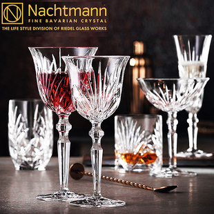 德国进口NACHTMANN水晶玻璃轻奢欧式高脚红酒杯香槟杯葡萄酒杯子
