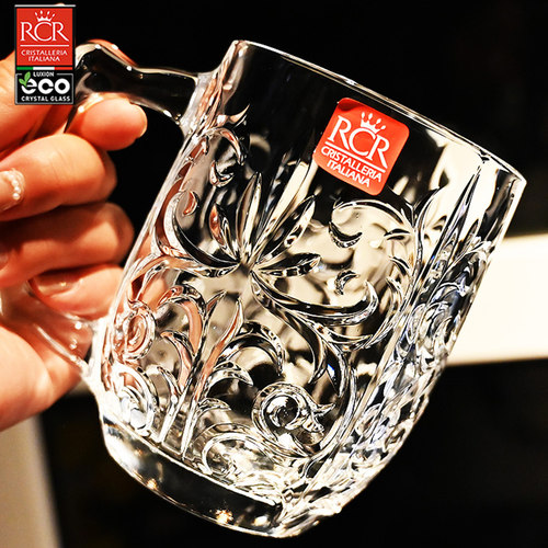 意大利进口马克杯带把啤酒水杯