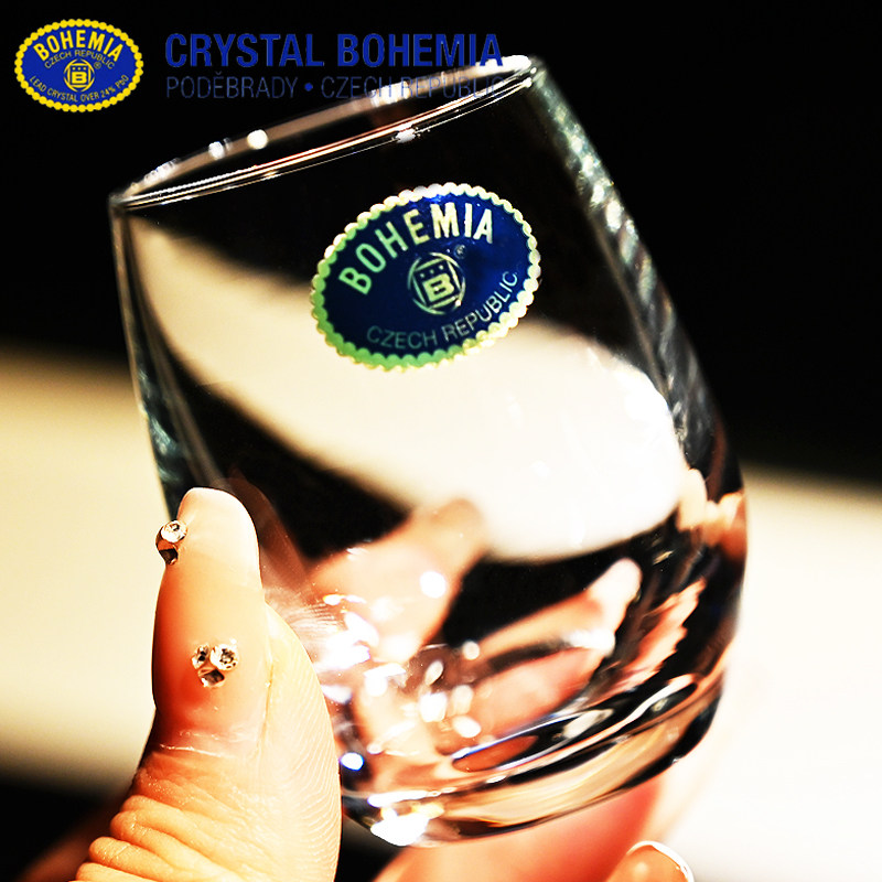 【6个装】捷克BOHEMIA进口水晶玻璃白酒杯烈酒杯吞杯一口杯小酒杯