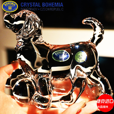 捷克BOHEMIA动物摆件公桌装饰品