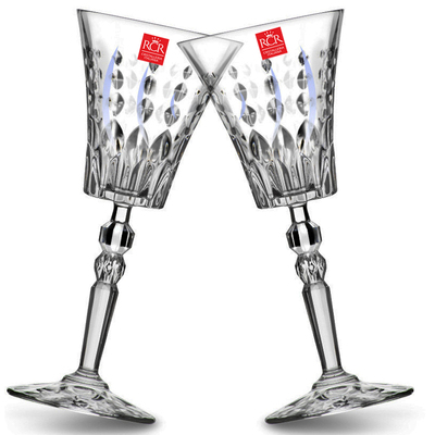 rcr欧式风水晶玻璃高脚红酒杯