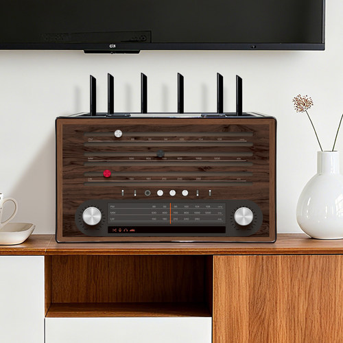 创意复古路由器收纳盒高级感遮丑