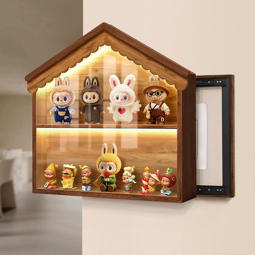 盲盒收纳电表箱装饰画发光壁画