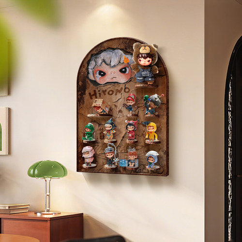 小野盲盒潮玩收纳展示架多层挂墙