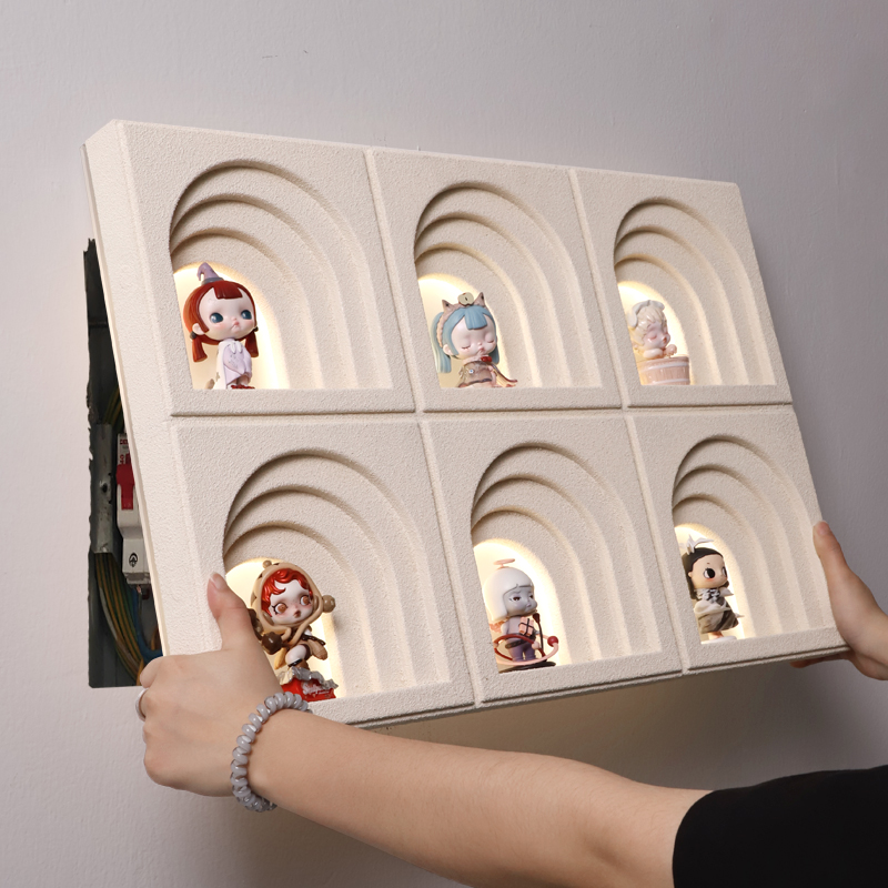 小红书同款labubu手办盲盒展示架