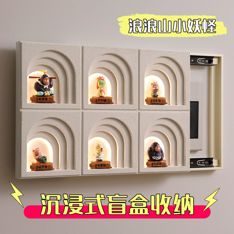 网红手办潮玩收纳装饰画电箱遮挡