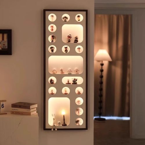 拉布布盲盒收纳展示架摆件置物架