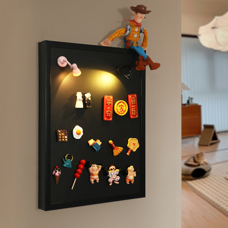 diy磁吸电表箱总开关盒遮挡挂画