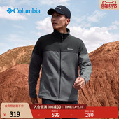 Columbia哥伦比亚户外男子简约立领时尚 外套保暖舒适抓绒衣AE0560