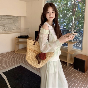 搭配一整套2025新款 MRSSHAO新中式 夏装 风套装 半身裙两件套 女装