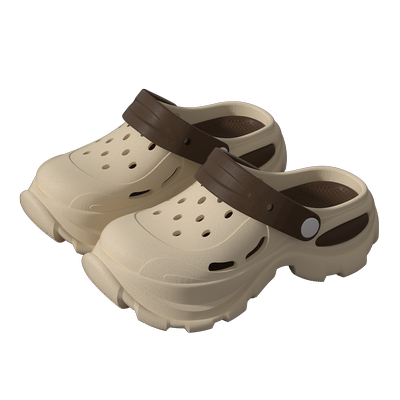 多巴胺轮胎底洞洞鞋女款夏季外穿