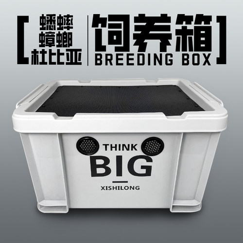 蟋蟀蟑螂杜比亚饲养箱爬宠白蟋蟀养殖盒针头蟋蟀养殖盒油葫芦饲料