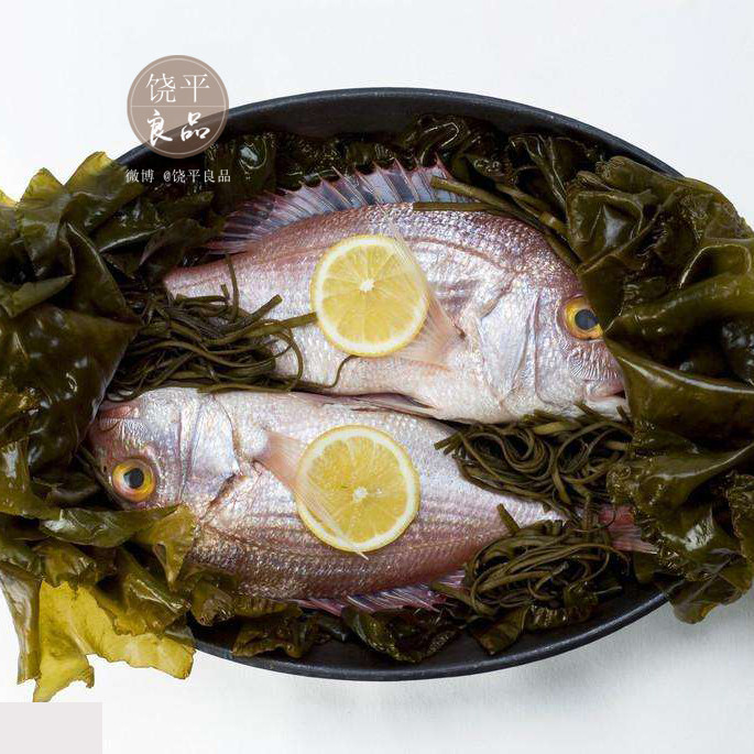 野生海捕铜盆鱼 斑加吉鱼 红方头鱼 红鱼 赤七 鲷鱼500g真空包装