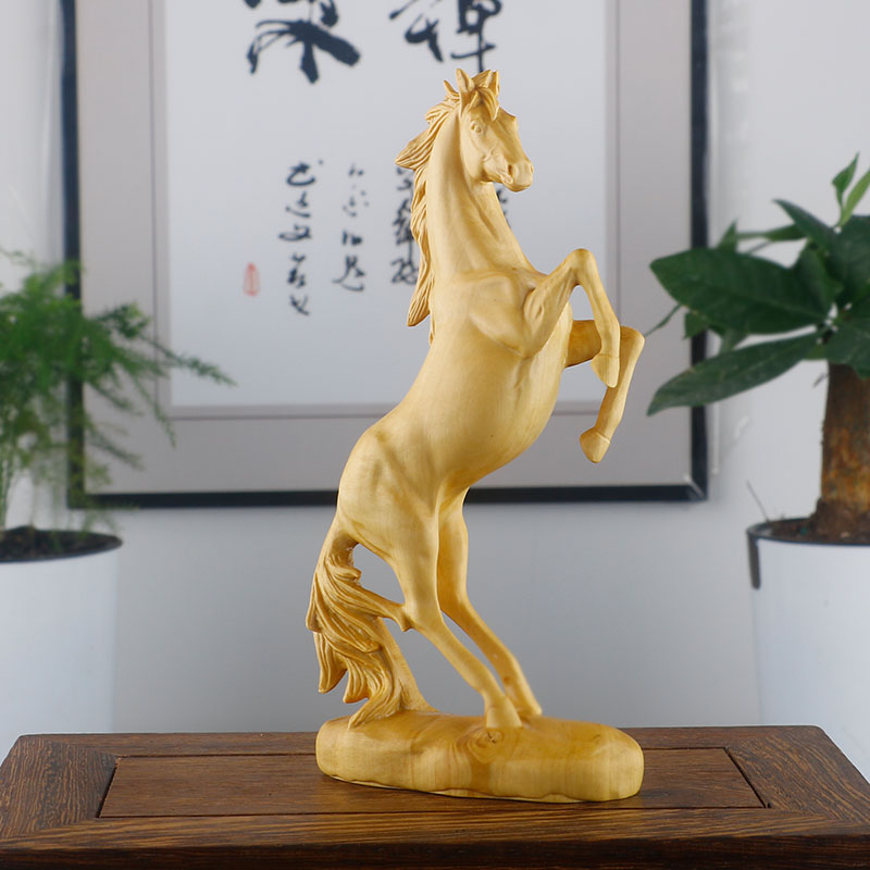 黄杨木生肖办公室小摆件工艺品