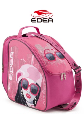 EDEA意大利冰鞋包儿童冰鞋包花样冰刀鞋背包滑冰鞋包溜冰鞋包带钻