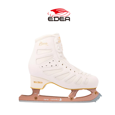 Edea意大利Piano花样冰鞋儿童成人女初学溜冰鞋配中级铝合金彩刀