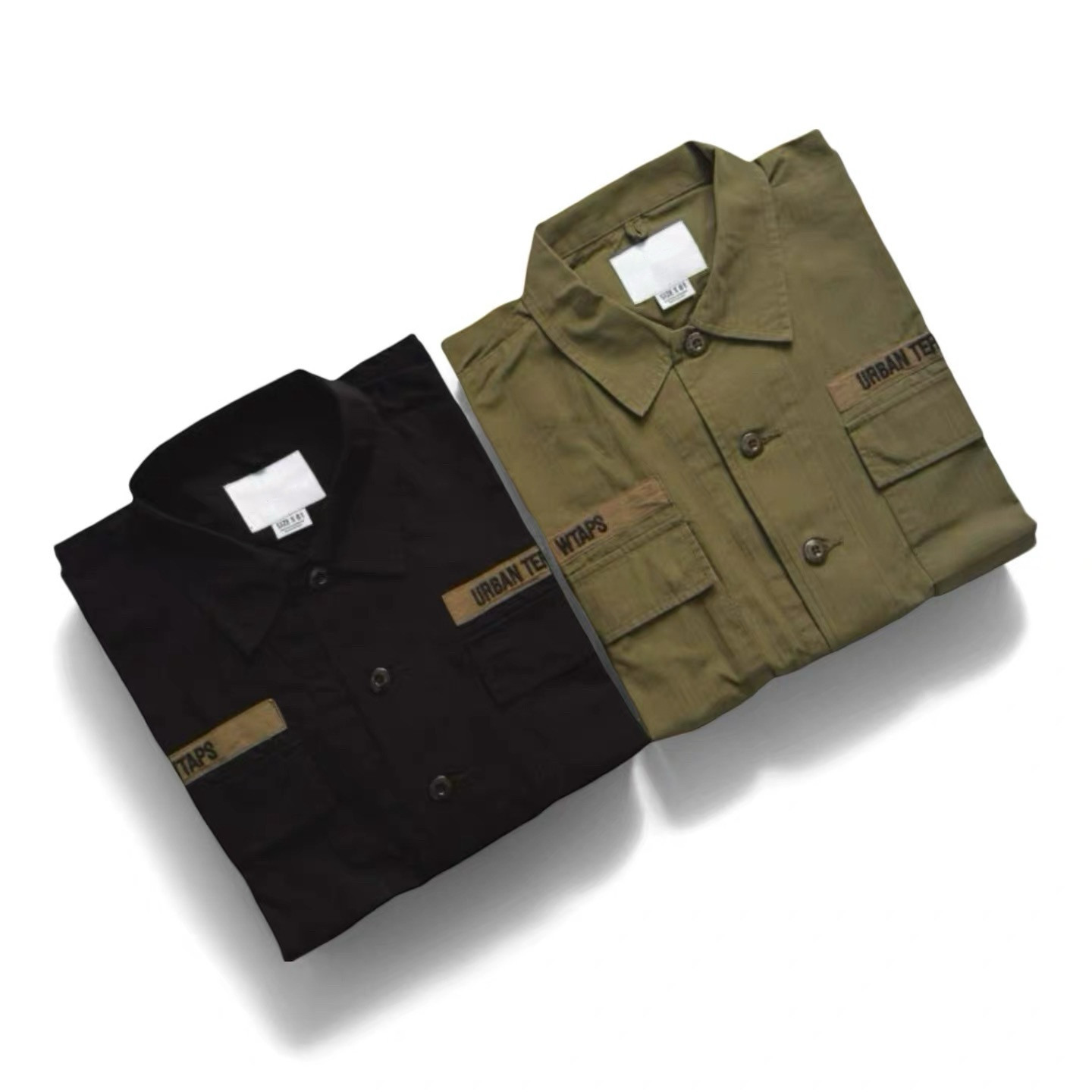 现货WTAPS JUNGLE/LS/NYCO.RIPSTOP四袋工装衬衫男女夹克外套衬衫