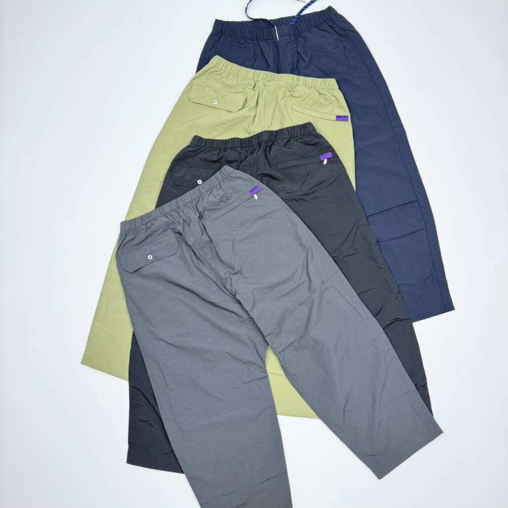 紫*标日系山系机能复古宽松防水速干尼龙休闲裤Cropped Pants