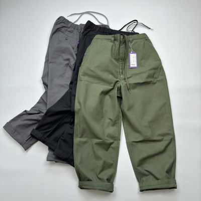 紫*标山系机能休闲裤Stretch Twill Wide Tapered Field