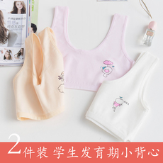 Топы и бра 女童发育期内衣初中小学生文胸大童女孩小背心儿童10-12-14岁胸罩