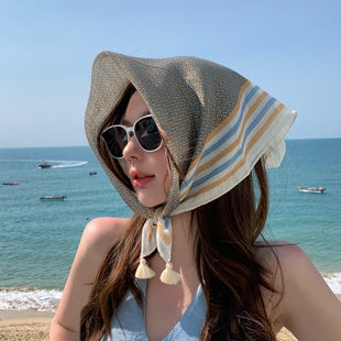 春秋夏季 护颈饰围脖子薄纱巾围巾70 小方巾包头三角丝巾女搭配衬衫