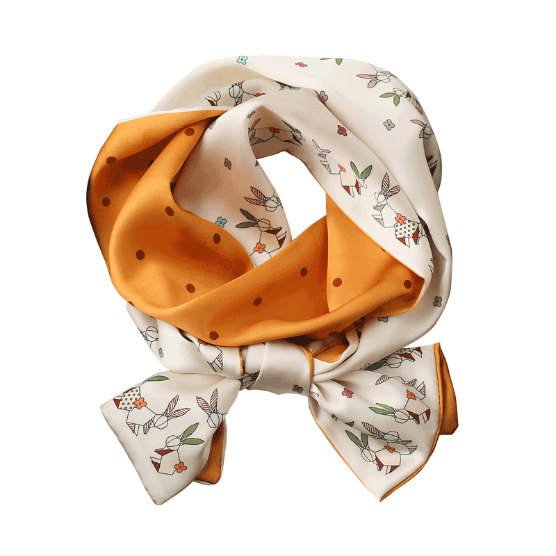 小长条方巾丝巾女春秋夏季搭配衬衫西装领巾飘带护颈围脖子薄围巾