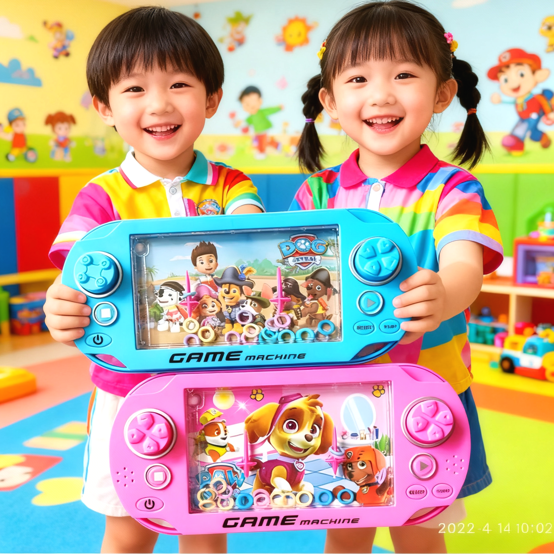 套圈圈水机80后怀旧玩具童年儿时经典90后水中套圈圈地鼠机游戏机