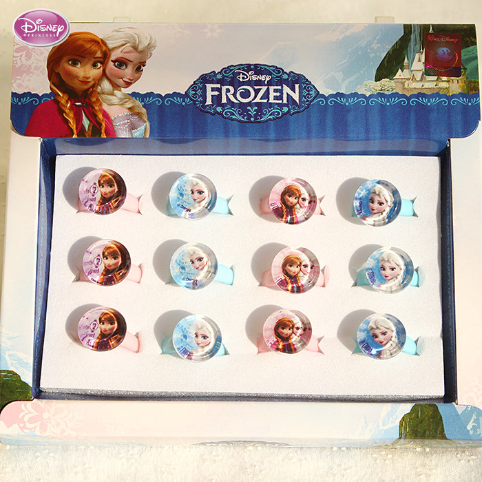 disney迪士尼儿童饰品女童宝宝戒指冰雪奇缘艾莎公主戒指生日礼物