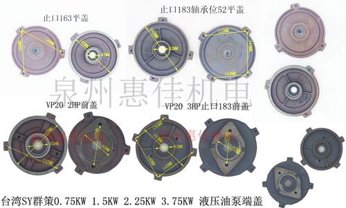 内轴液压油泵电机组VP20端盖