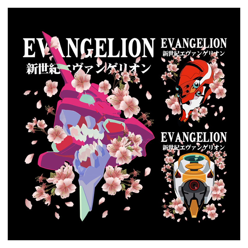 eva联名樱花连帽卫衣男绫波丽淀真嗣初号机动漫周边日系复古外套