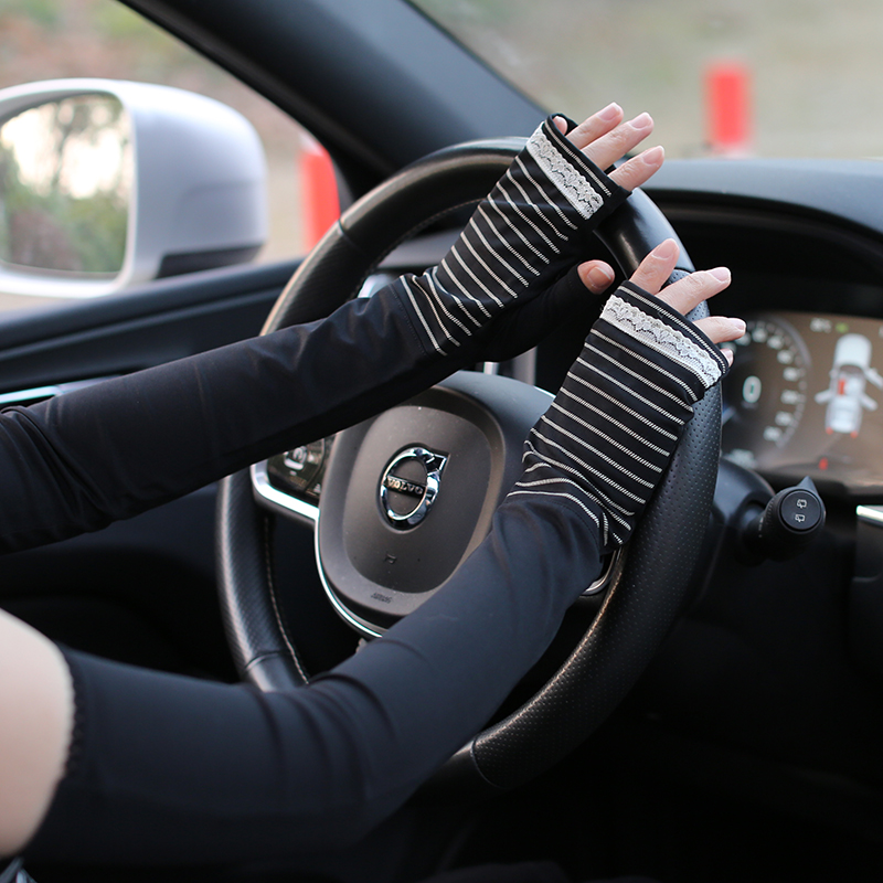 适合瘦手臂防晒袖套，UPF50+抗UV