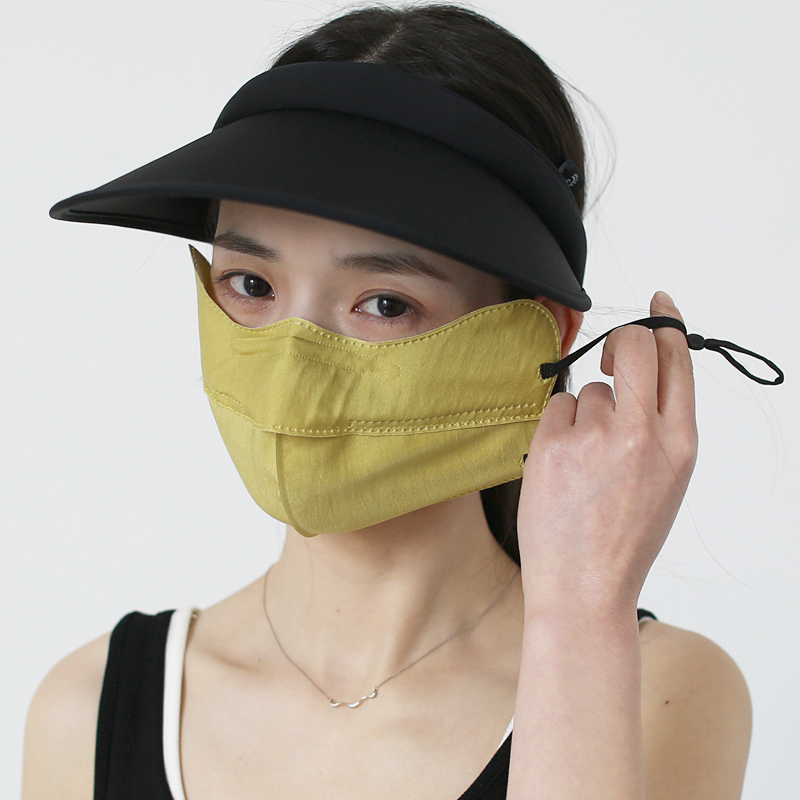 防蹭妆，立体护眼角透气防晒口罩