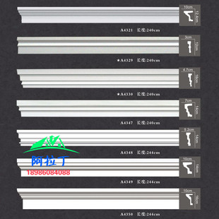 现货PU聚氨脂外墙线条栏杆扶手腰线欧式背景墙线条房顶面装饰框线