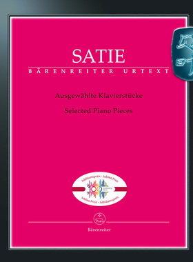 骑熊士100周年纪念版 萨蒂 钢琴作品精选 Satie Selected Piano Pieces BA08642