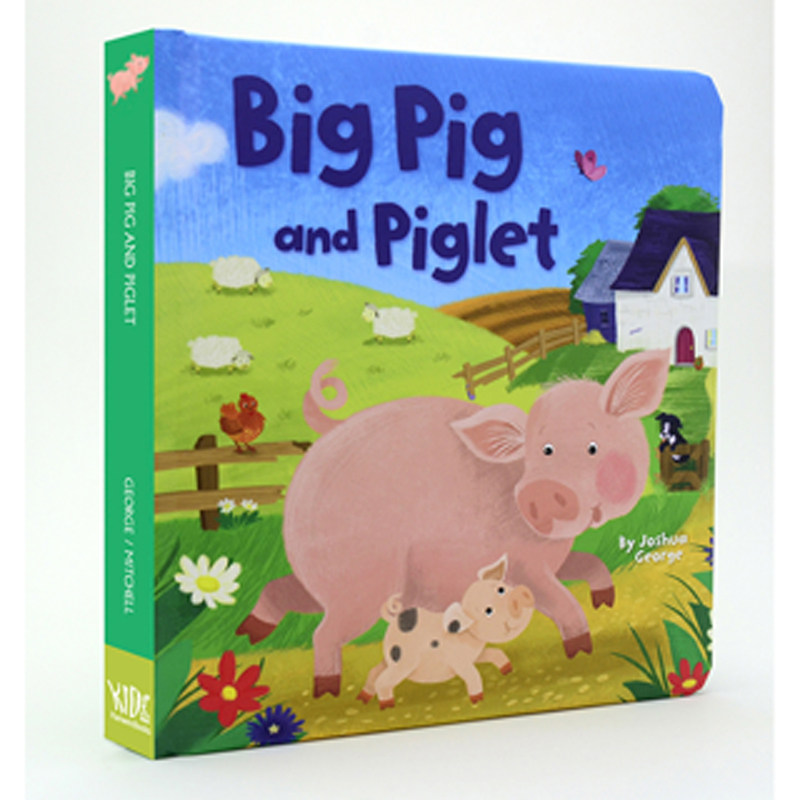 英文绘本原版 big pig and piglet 大猪和小猪 扫码听中英文音频 英国